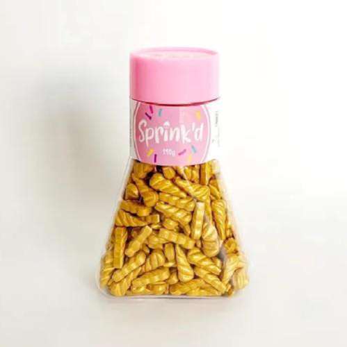 Sprink'd Sprinkles - Unicorn Horns Gold - Click Image to Close